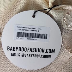 Yellow BabyBoo Formal dress